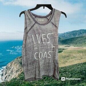 Grayson Threads Tank Purple "West‎ Coast" Size XL (OS 658)